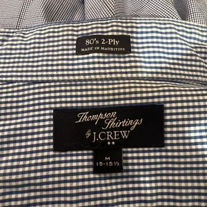 J crew Thompson shirt M 15-15.5